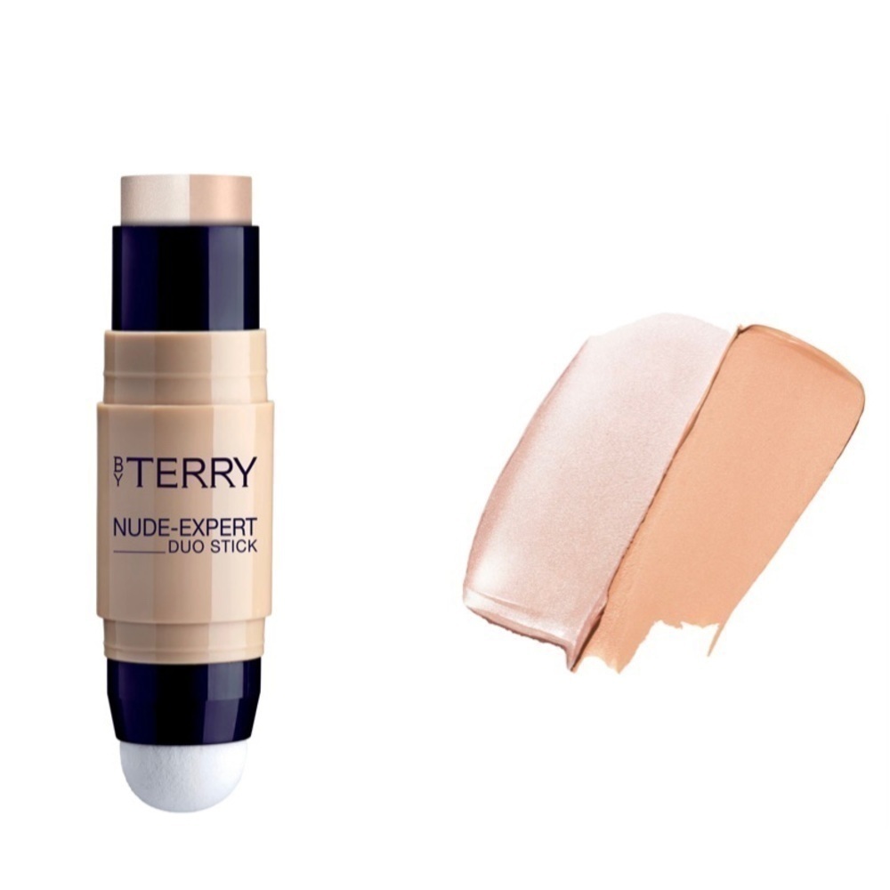 (2) By Terry Nude-Expert Duo Stick Foundation 4. Rosy Beige (Two Sticks) New NWT